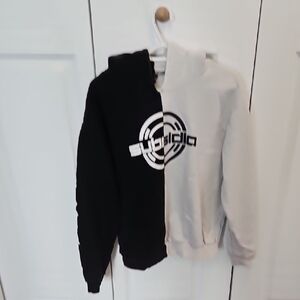 Subsidia Two-Tone Black & White Hoodie
